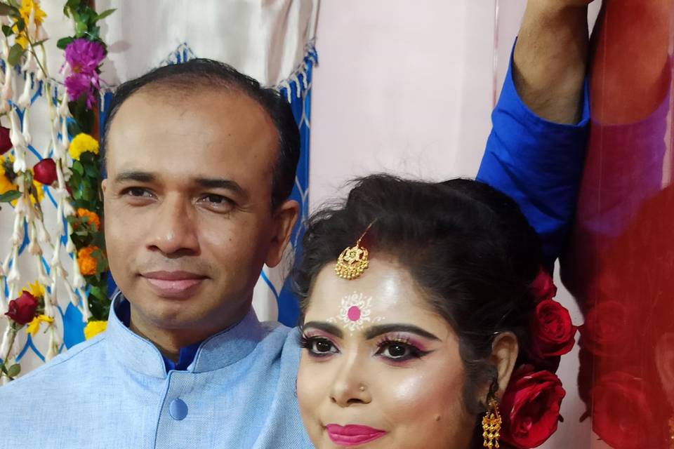 Bridal makeup