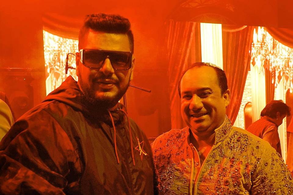 DJ Sue with Rahat Fateh khan