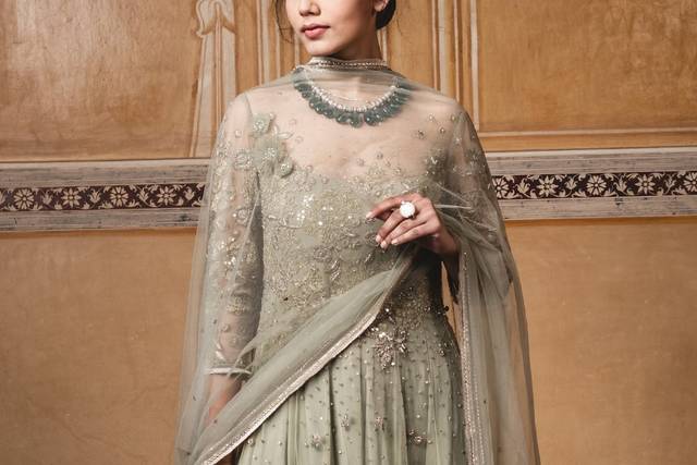 Urban Naari Fancy net & Lycra Wedding Wear Lehenga Style Saree,  Construction Type: Hand at Rs 3170/piece in Surat