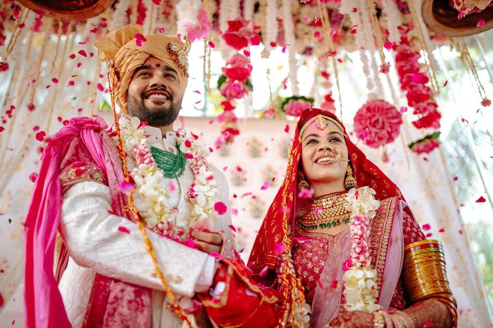Manali and akshay wedding cele