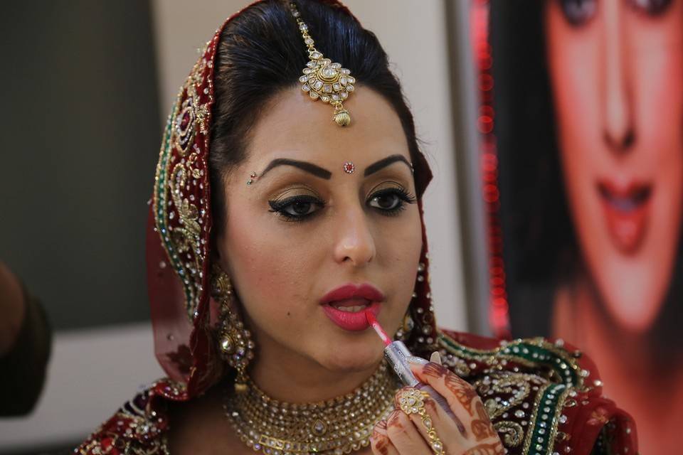 Bridal makeup