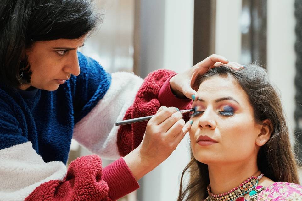 Bridal makeup