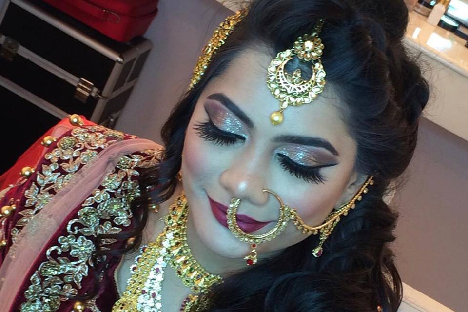 Bridal makeup