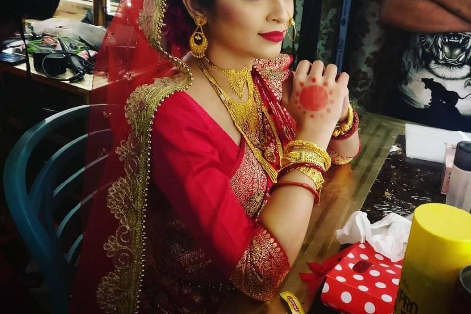 Bridal makeup