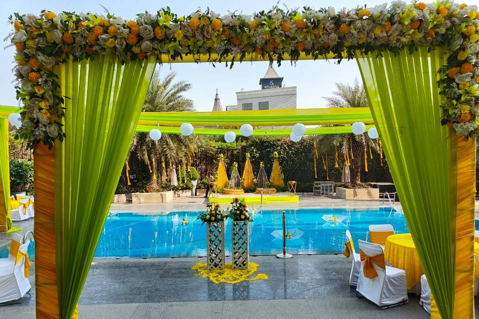Haldi by Poolside