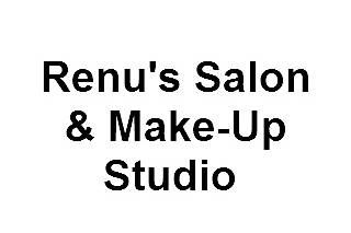 Renu's salon & make-up studio logo