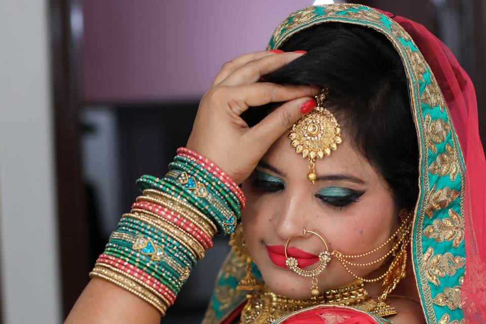 Bridal makeup