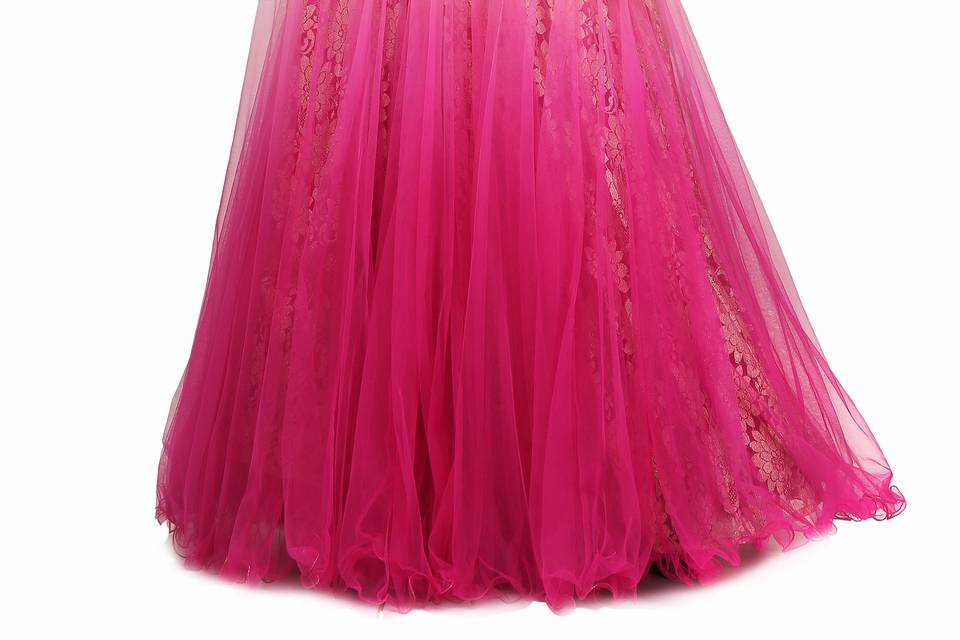 Pink gown