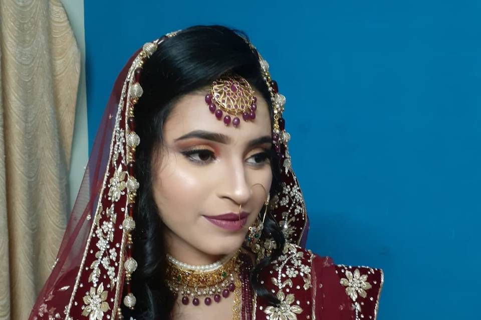 Bridal makeup