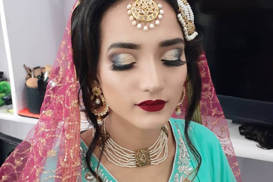 Bridal makeup