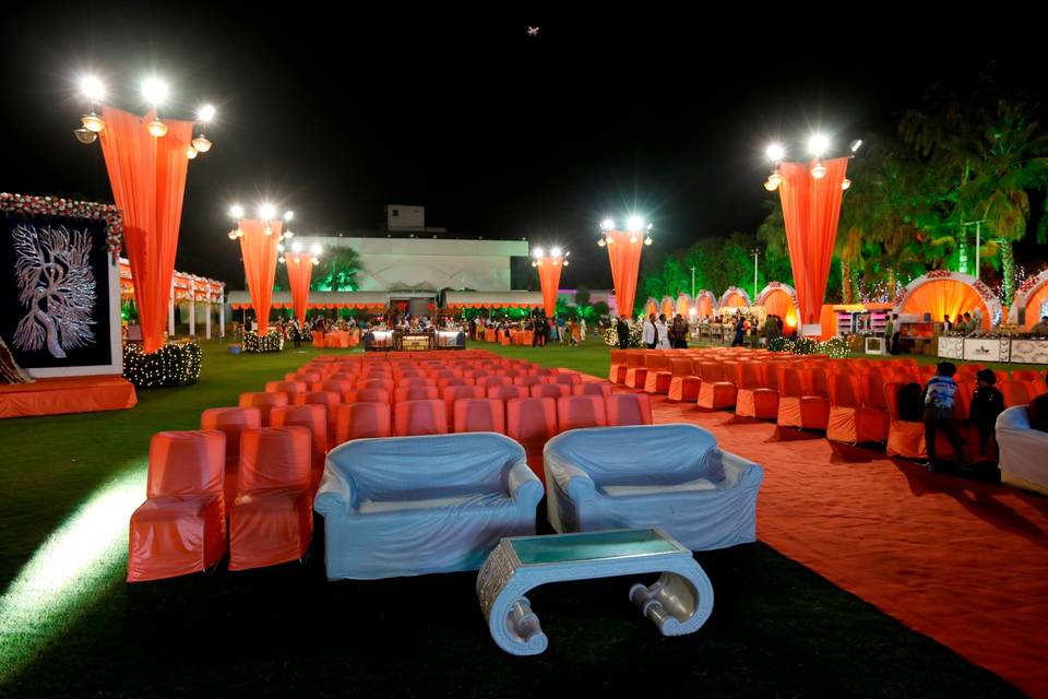 Wedding Lawn Set up