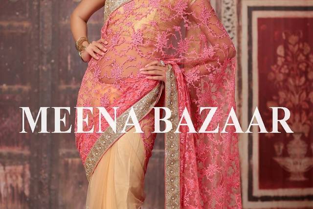 Buy Meena Bazaar Round Neck Paisley Embroidered High Slit Top With Skirt &  With Dupatta - Kurta Sets for Women 27417970 | Myntra