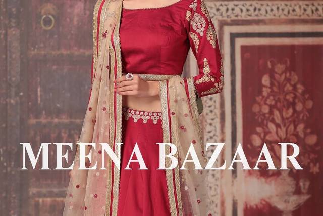 Meena Bazaar Self Design Women's Lehenga Choli - Buy Neon Pink Meena Bazaar  Self Design Women's Lehenga Choli … | Indian dresses, Bridal outfits,  Lehenga collection