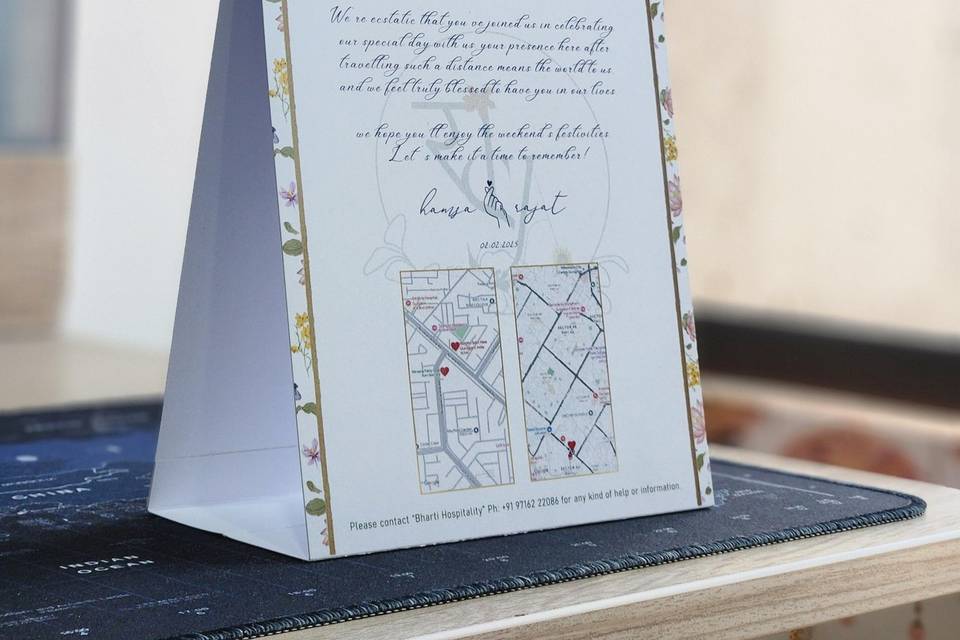 Wedding Welcome Table Card