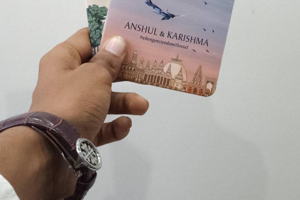 Wedding Passport with boarding