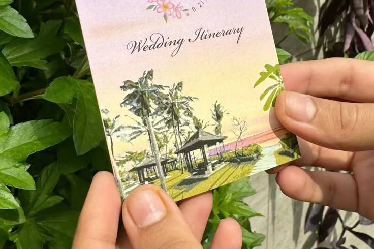 Wedding Itinerary + Pocket Siz