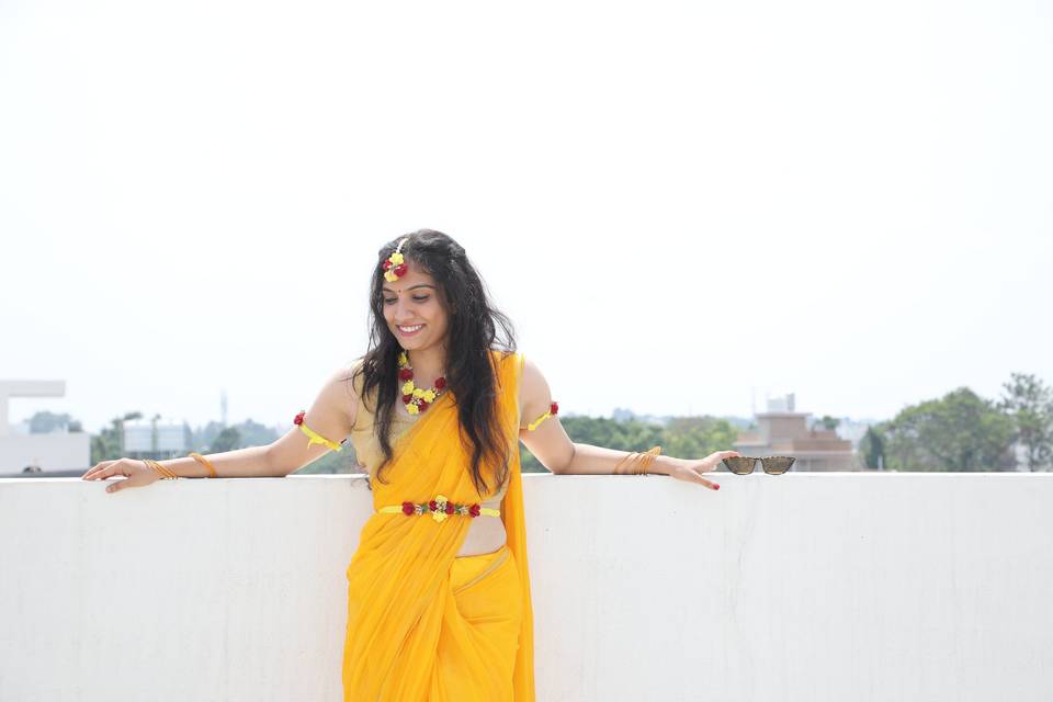 Haldi Bridal Attire