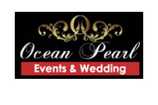 Ocean pearl events & wedding logo