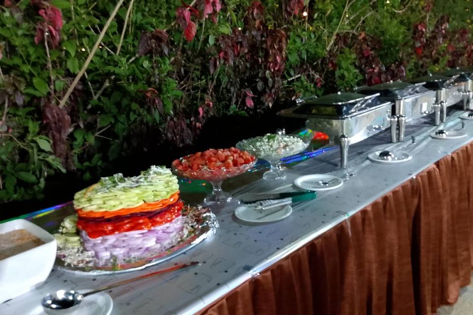 Catering setup