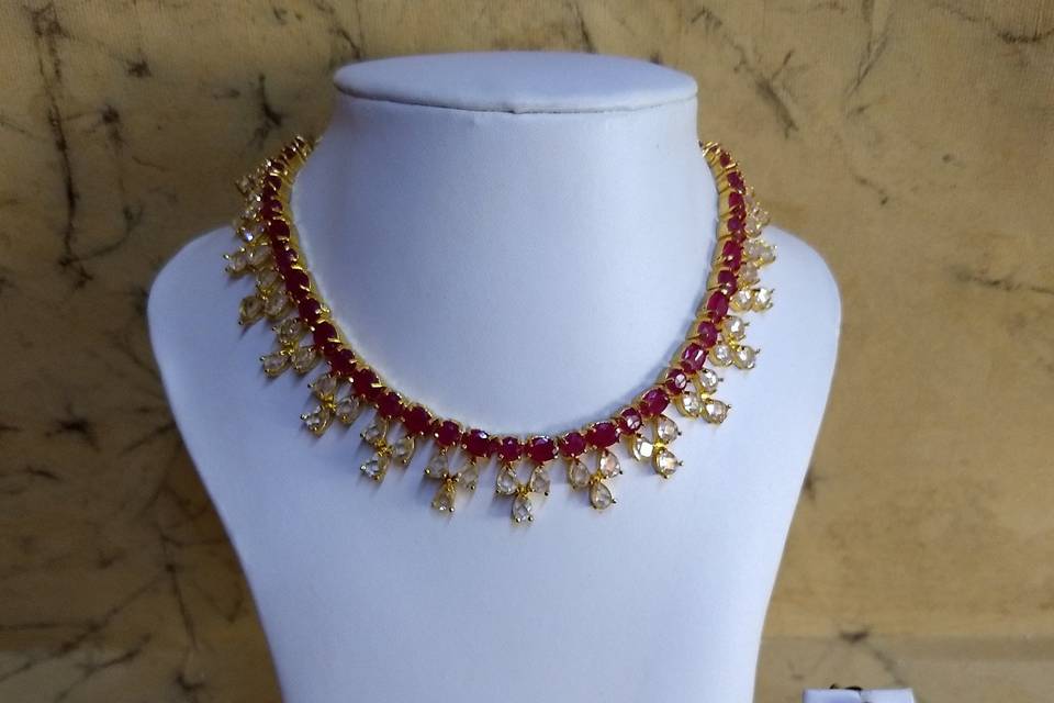 Ruby CZ set