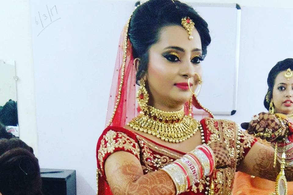 Bridal makeup