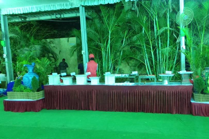 Food presentation and set up