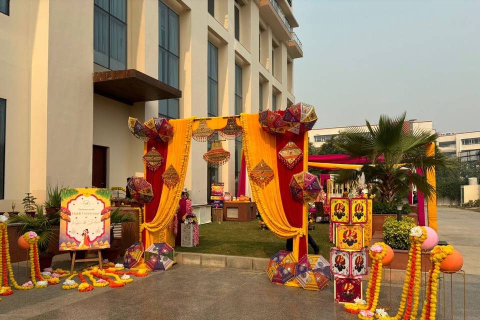 Haldi decor