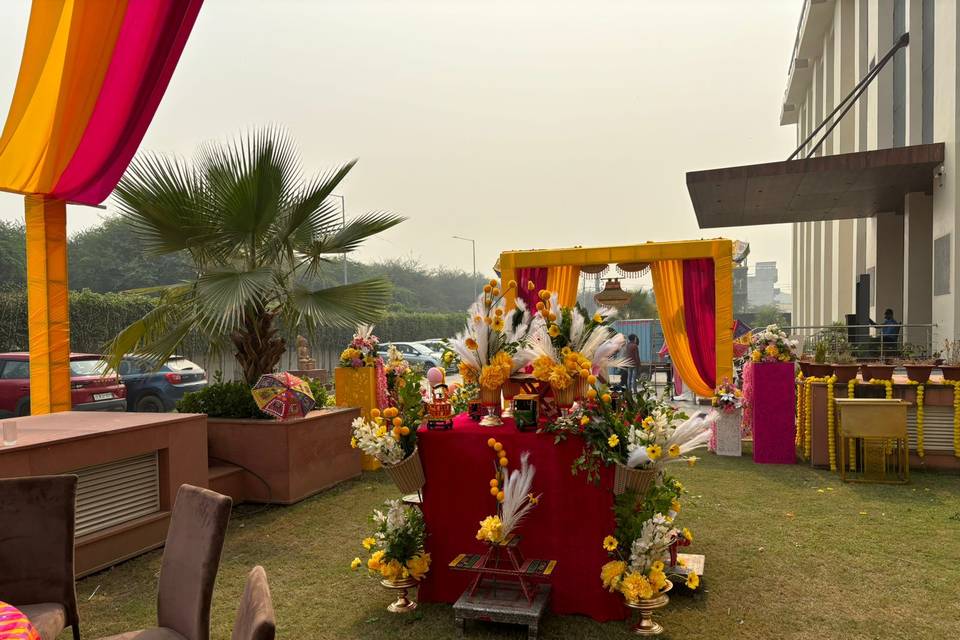 Haldi decor
