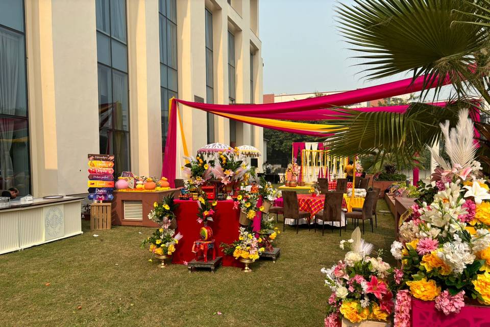 Haldi decor