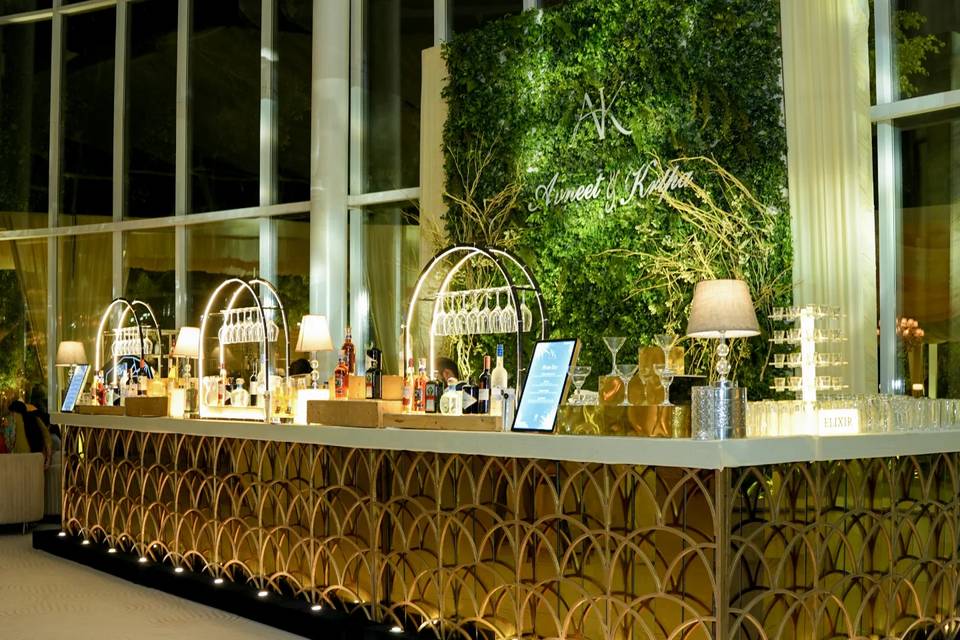 Catering setup
