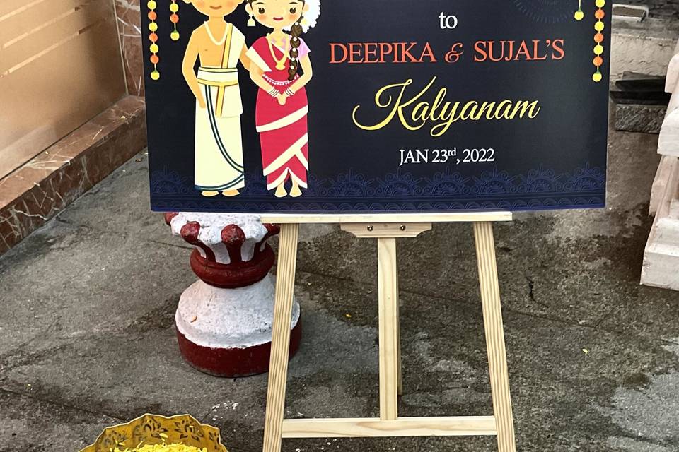 Muhurtham Nameboard