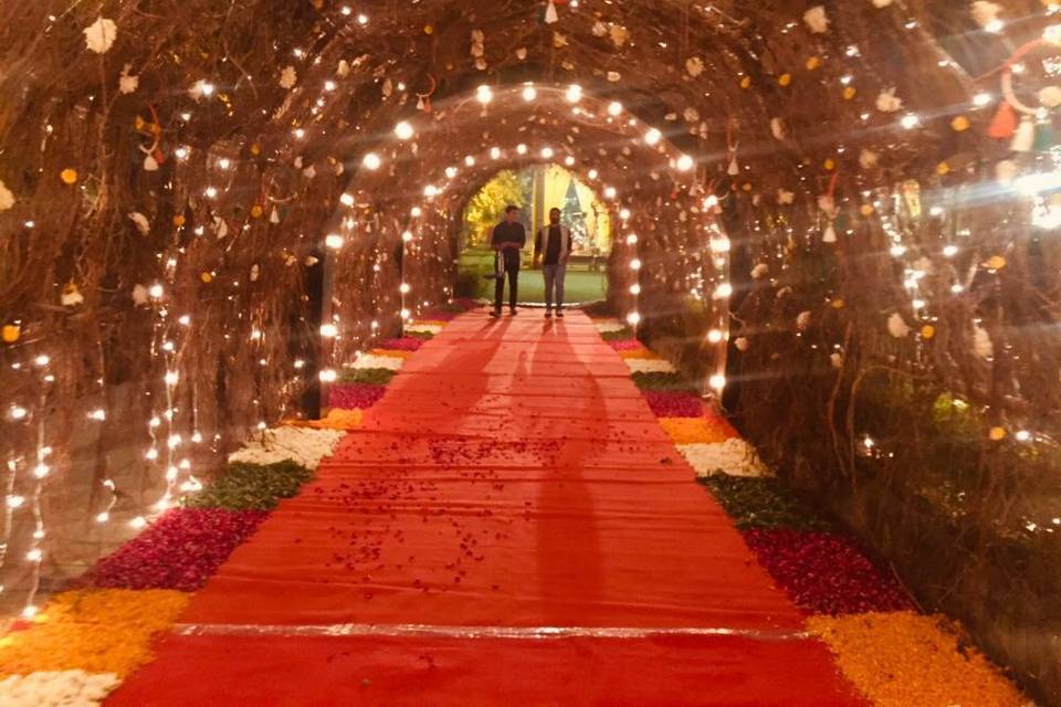 Wedding walkway
