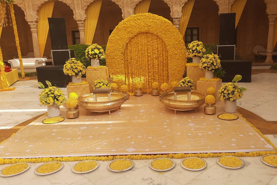 Haldi decor