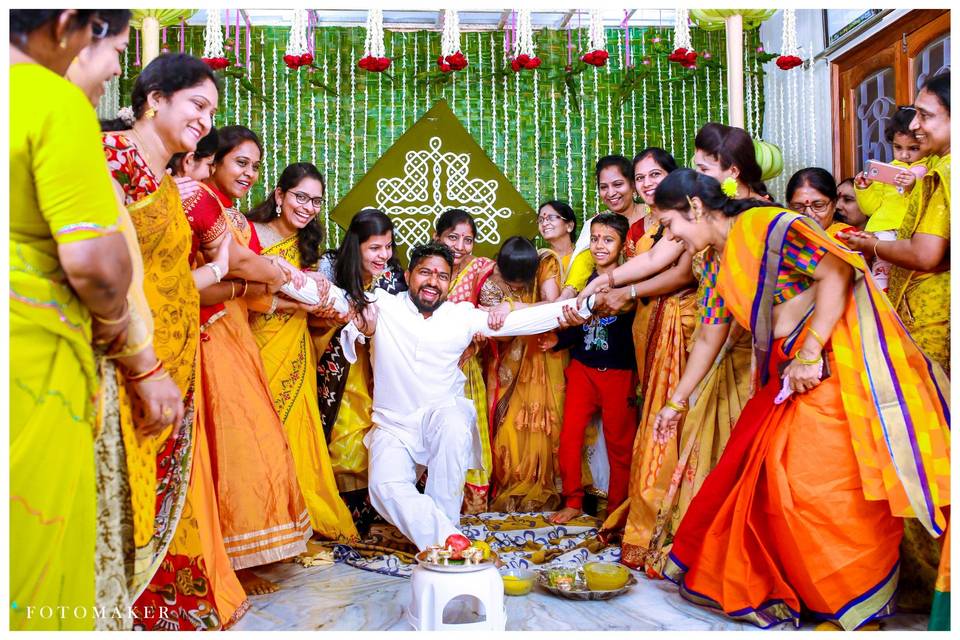 Groom at Wedding