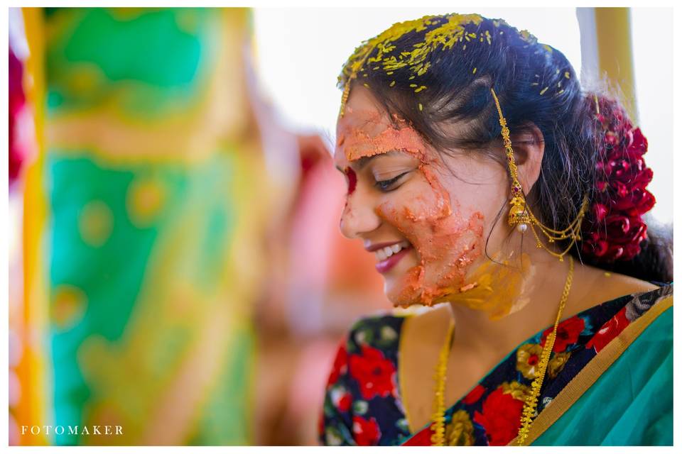 Bride Haldi