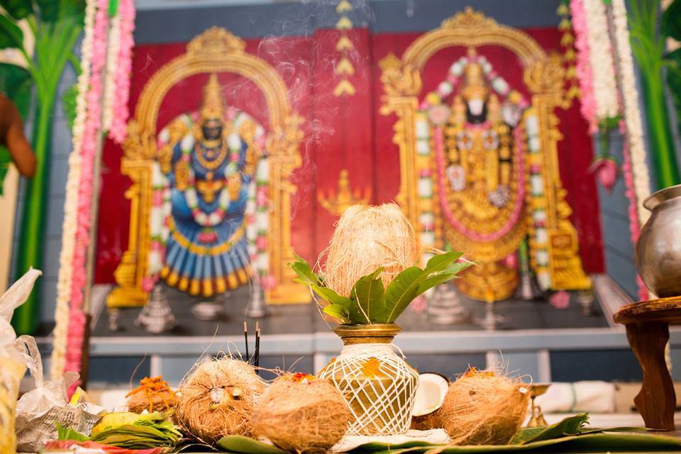 Wedding pooja shot