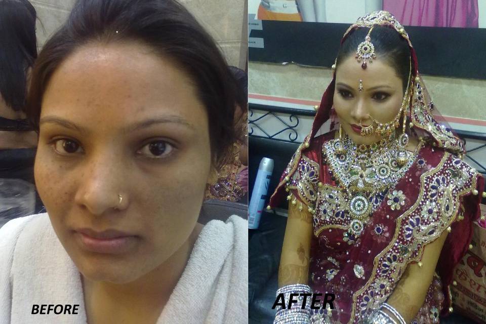 Bridal makeup