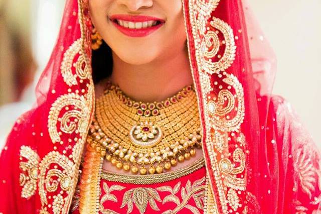 Bridal makeup by Makeup Artist Pushpa