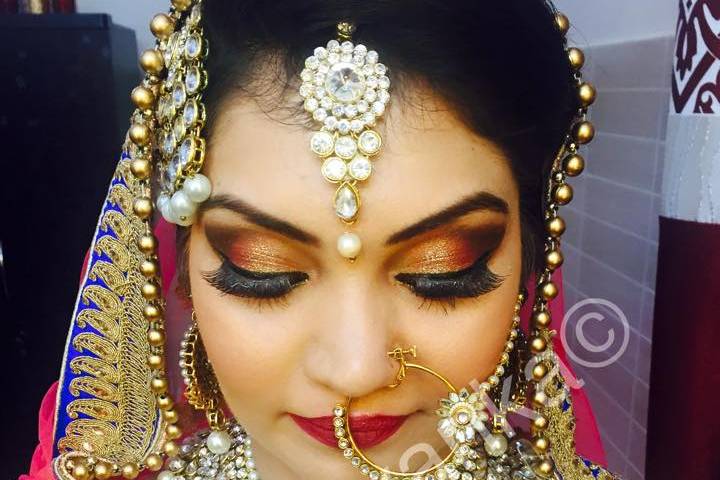 Bridal makeup