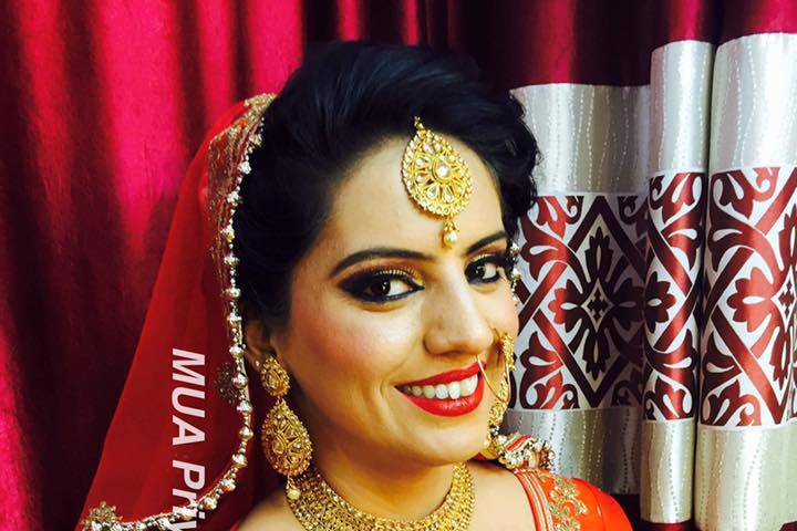 Bridal makeup