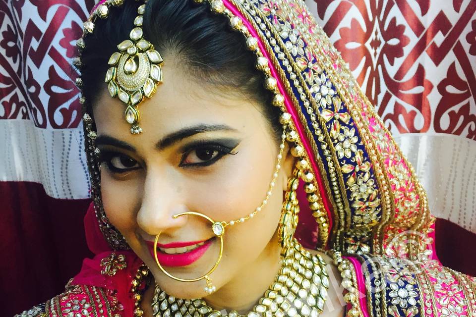 Bridal makeup