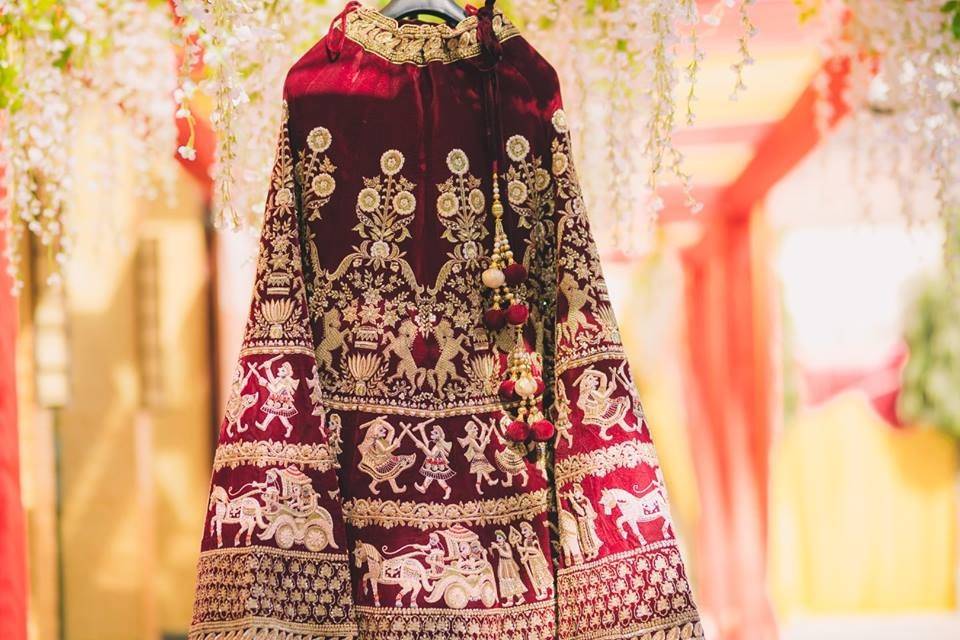 Bride's lehenga