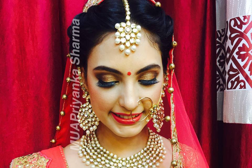 Bridal makeup