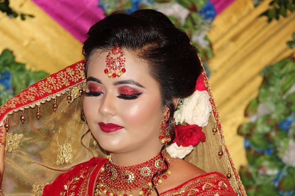 Bridal makeup