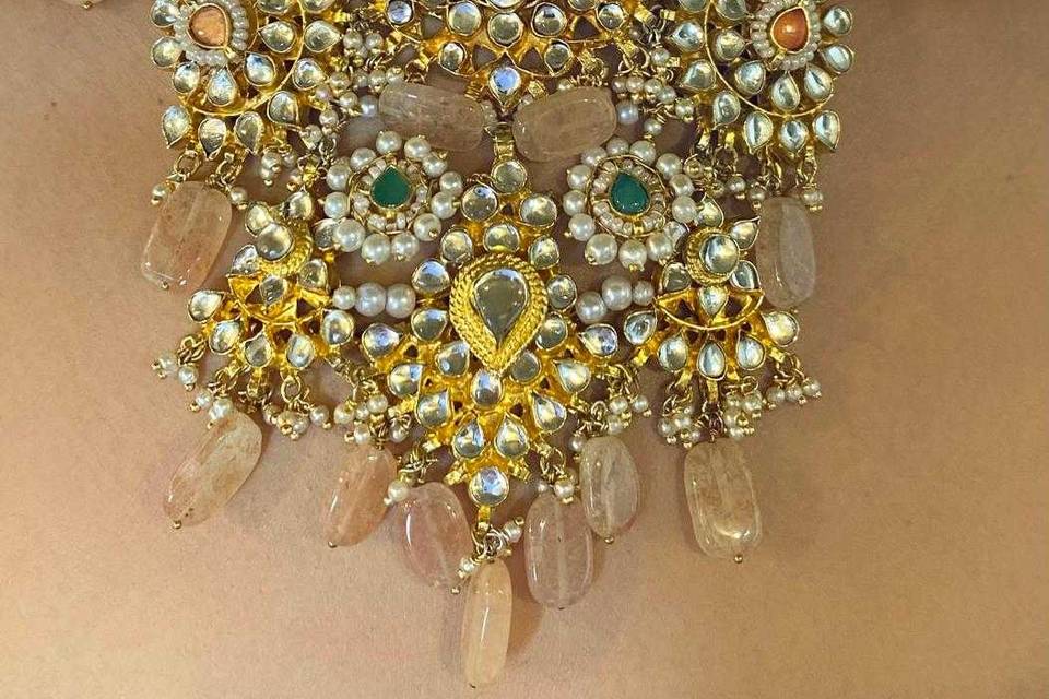Multi-Color Kundan Set