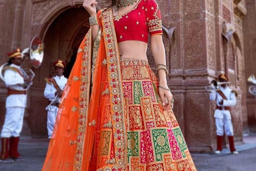 Bridal lehenga