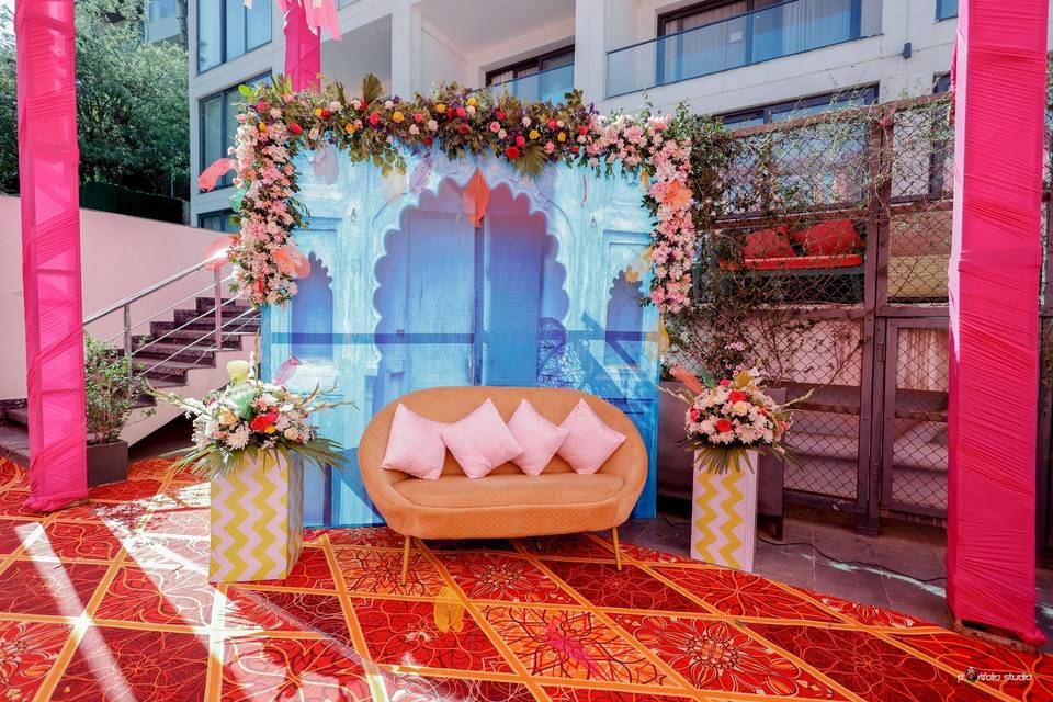 Mehndi Backdrop