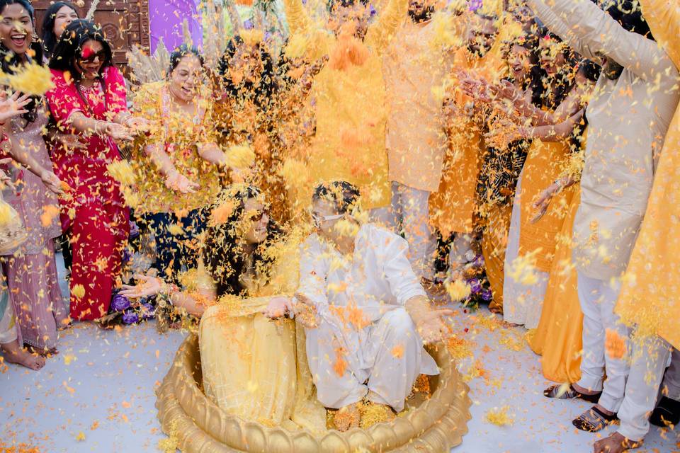 Flower Shower Haldi