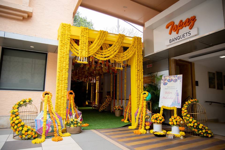 Haldi Entrance