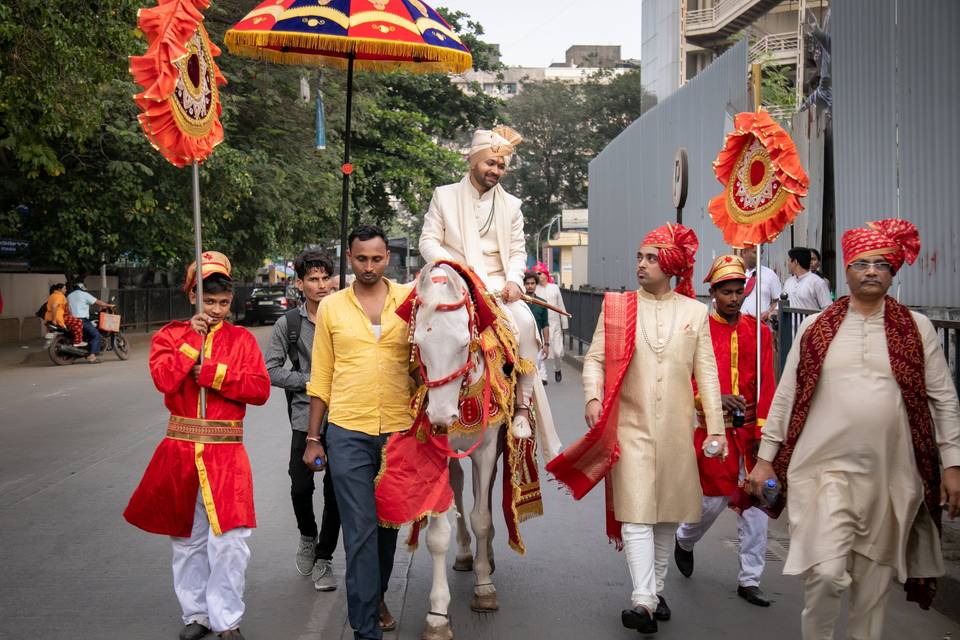 Baraat with Ghodi